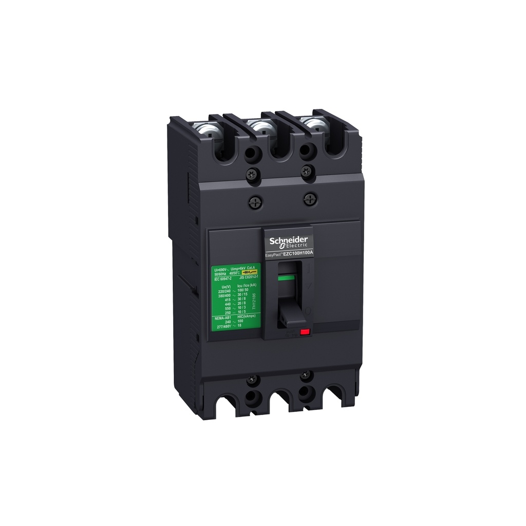 Schneider - EZC100H 3P 50 A 30 Fixed Fixed EZC100H3050