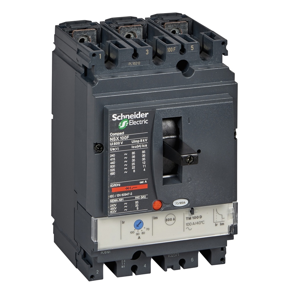 Schneider - NSX100F - 3P - TM100D
