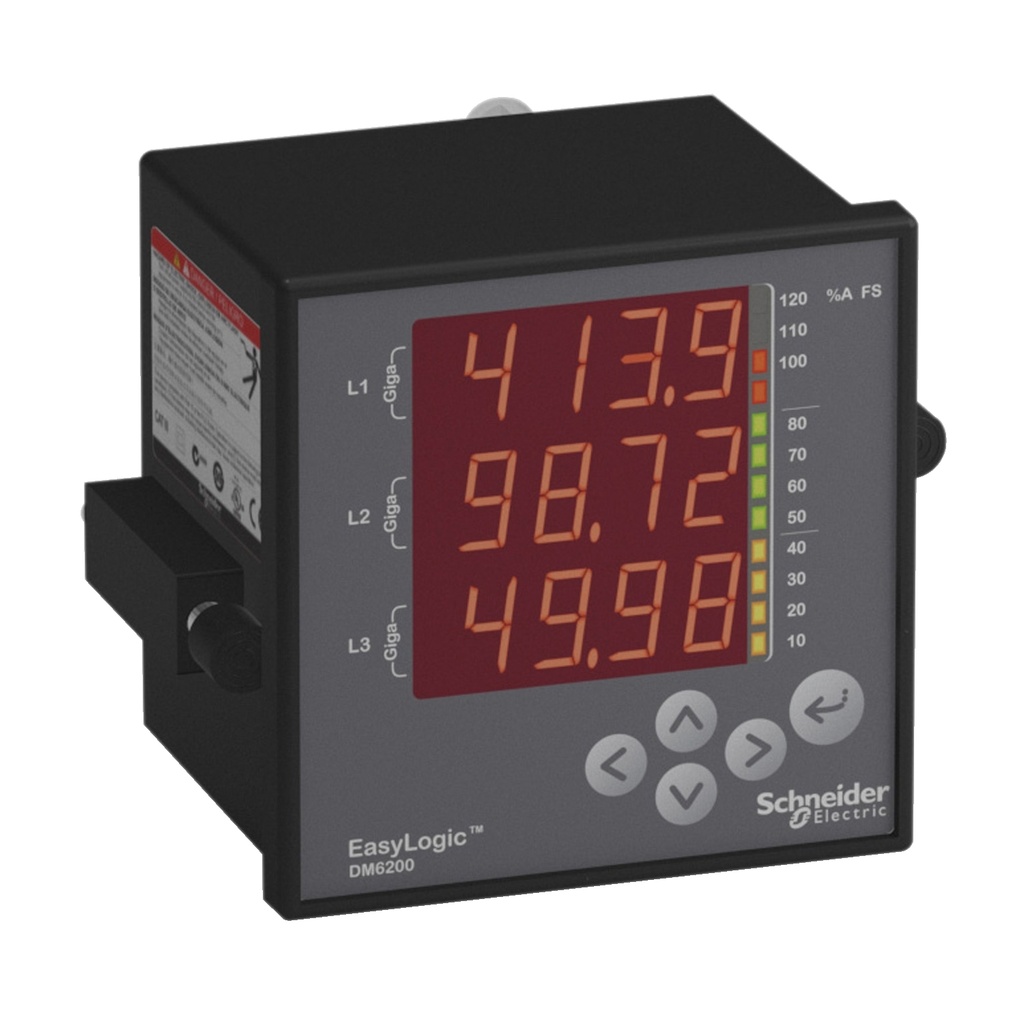 Schneider - Digital Meter DM6000 V,I,F,CosØ